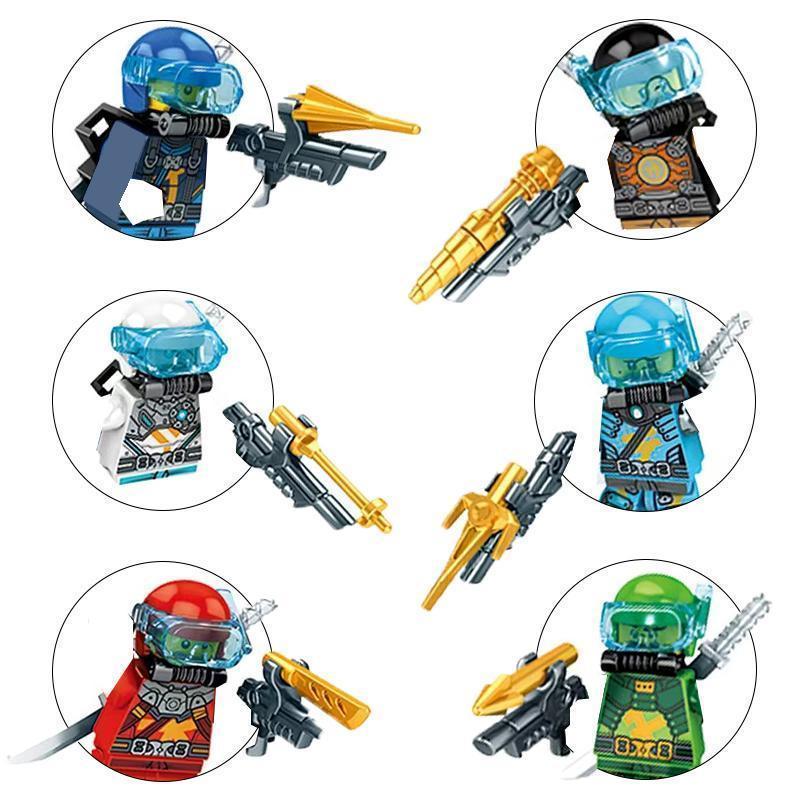 Anime Cartoon Model Bricks Lloyd Kai Jay Zane Cole Nya Mini Compatible Assemble Action Figures Movable Toys Building Blocks popular