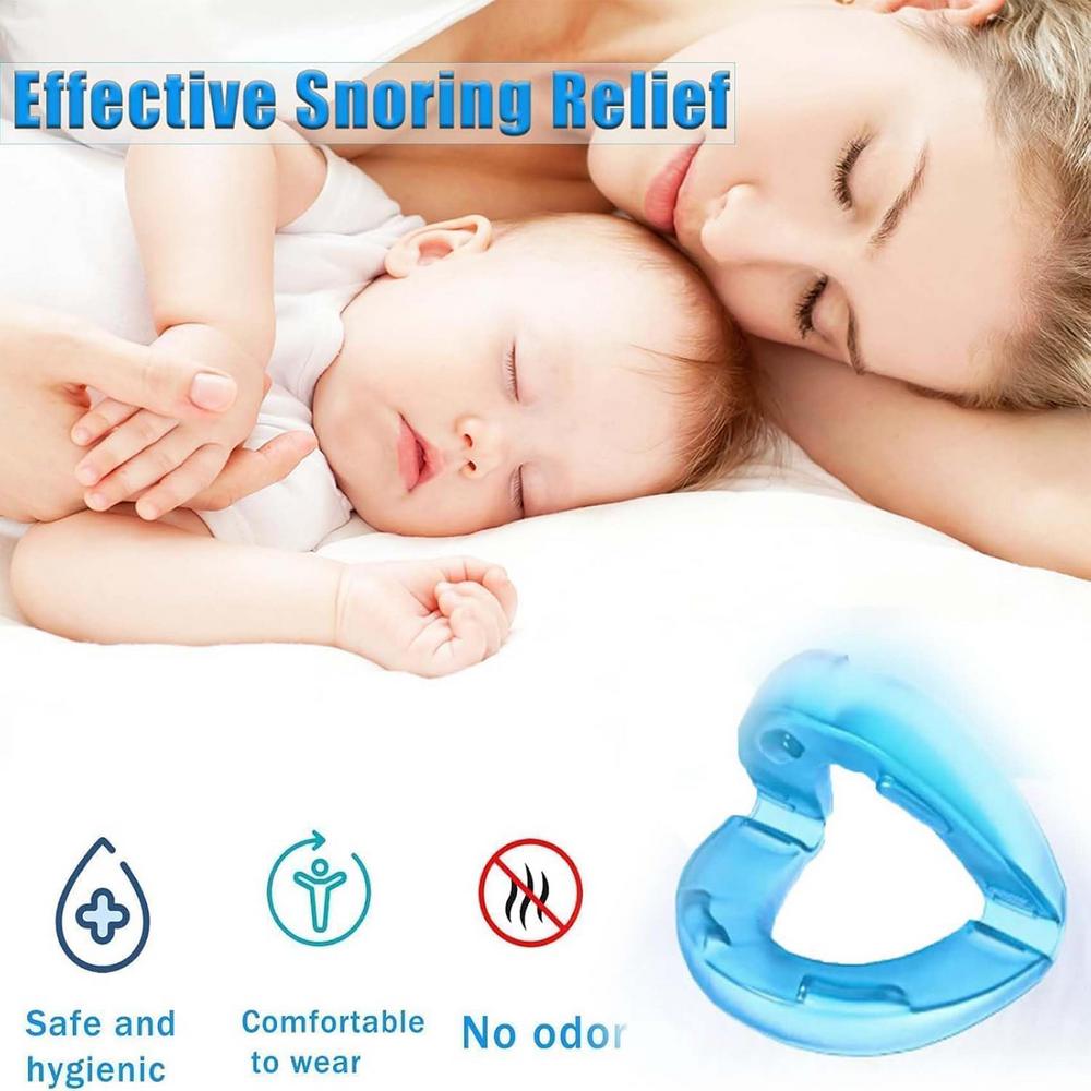 Anti Snoring Mouthpiece Reusable Snore Device Stopper Reduce Snoring Aid Snore Solution for Comfort & Easy Breathing