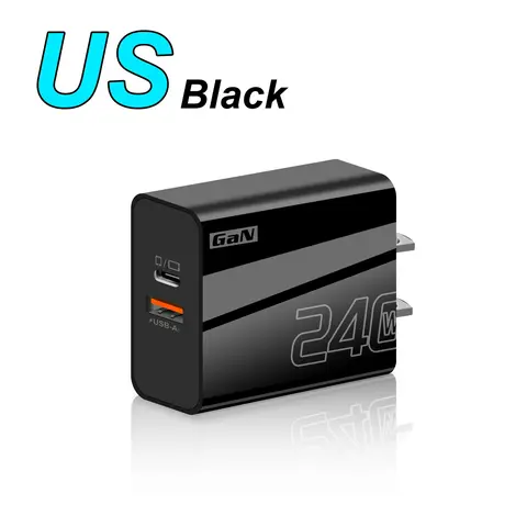 240w Gan Electronic Charger USB C PD 3.1 Qc 3.0, Fast Charger Dual Port Type C, for iPhone 17 17e 16 Pro, Samsung S24, Xiaomi Laptop, Usb C Chargers