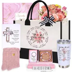 Christian Gifts for Women Faith, Inspirational Religious Gifts for Women, Catholic  Gifts, Faith Based  Baskets, Baptism  Day Birthday  Set for Mom Sister  Wife