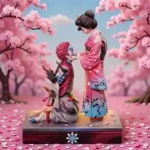 Mitsuri Kamado Figure Statue Gk Model, Demon Slayer Collectible Toy, Anime Character Display Piece, High-Quality Resin Material
