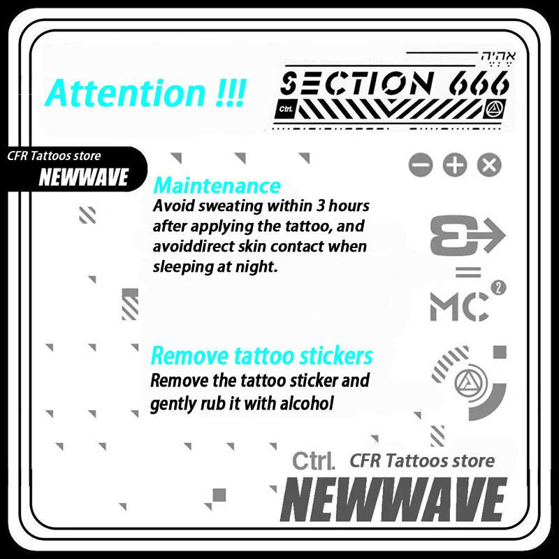 1pcs Dark Thorn Herb Juice Tattoo Sticker for Arms, Sexy Waterproof Temporary Tattoo for Stylish Men and Women