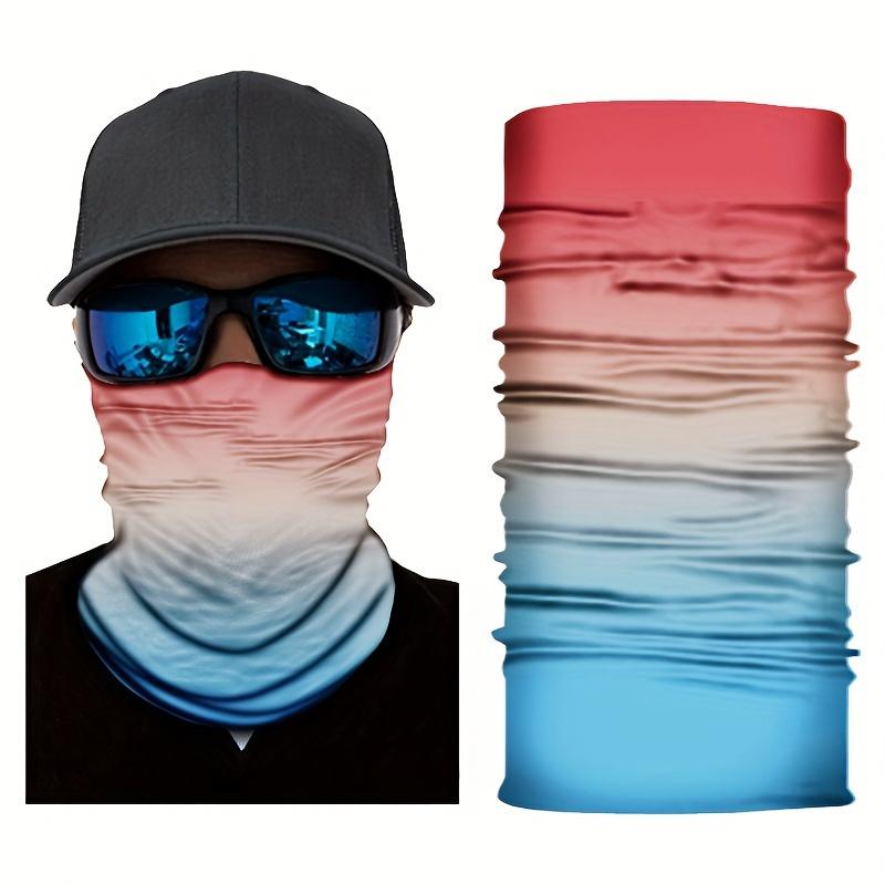 A Gradient Outdoor White Raw Riding Mask Seamless Polyester Multifunctional Magic Headscarf