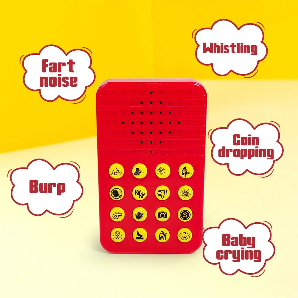 Multi-Effect Prank Sound Machine, Funny Multiple Sound Generator, Desktop Prank Toy, Party Interactive Fun Gift, Small Playful Toy