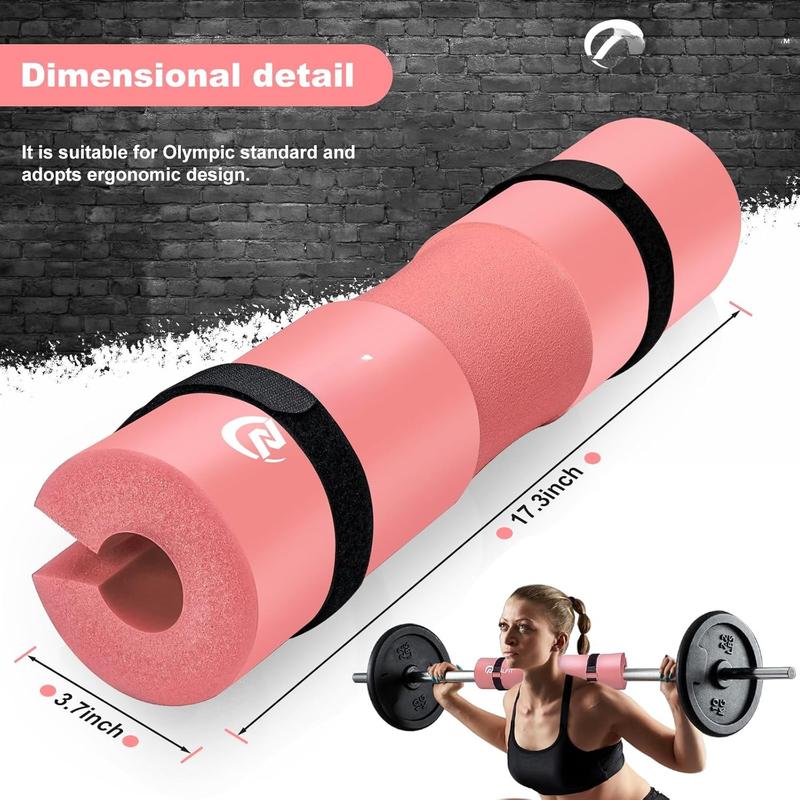 Barbell Pad Squat Pad for Squats--Squat Bar Pad-- for Weightlifting,Lunges and Thrusts-- Sponge Pad--Fit Standard and Olympic Bars Perfectly Barbell Pad Squat Pad for Squats--Squat Bar Pad-- for Weightlifting,Lunges and Thrusts-- Sponge Pad--Fit Standard and Olympic Bars Perfectly