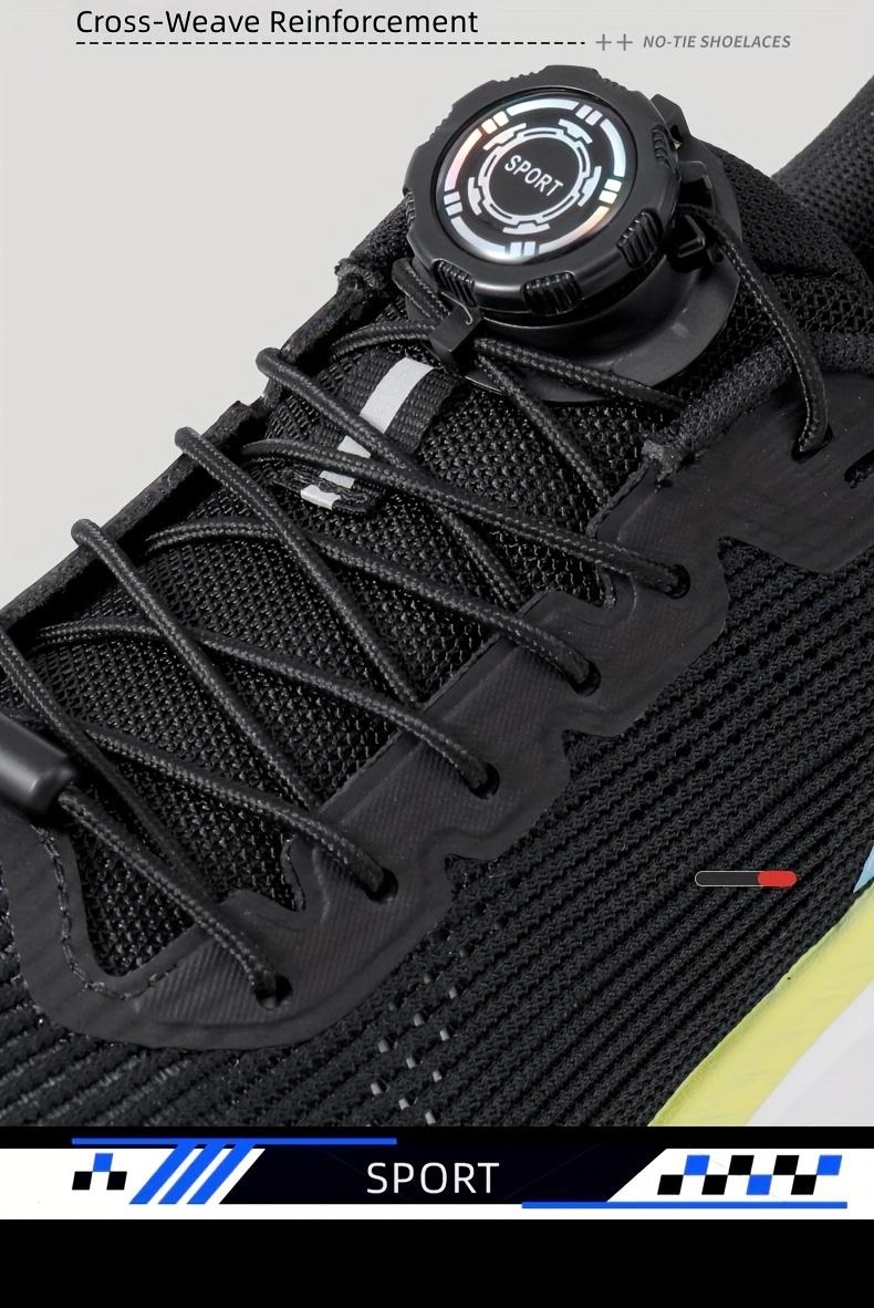 BIGWIG 1 Pair Third-Gen No-Tie Shoelaces Lock - Quick-Adjust Rotating Locking Mechanism, Lightweight ABS Anti-Slip Design, Fit for Hiking, Gym, Sports Shoes - Secure Closure for Men & Women