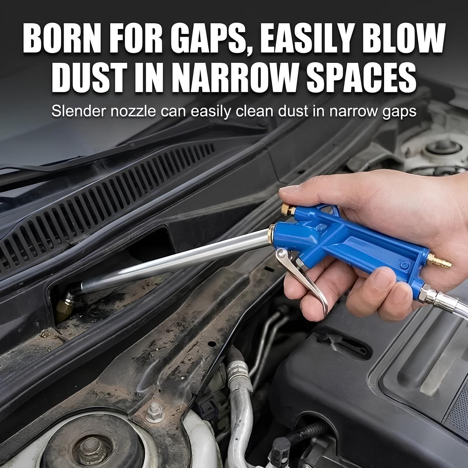 Air Blow Gun with Hose, Pneumatic High Pressure Cleaning Gun, Engine Degreaser Sprayer for Car Engine, Wheels & Narrow Spaces Heavy Duty Tool