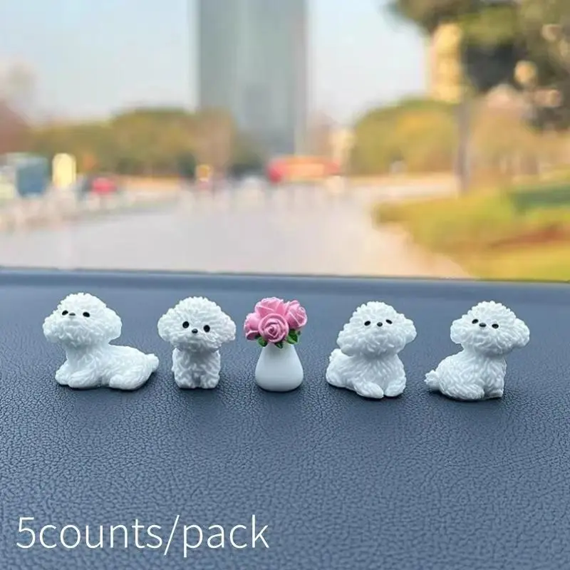 Cute Puppy Bobblehead Figurine, Miniature Shaking Head Vehicle Decoration for Adults, Unique Cars Accessories Interior, Girls, Women, Accessories For Car, Cute Car Accessories