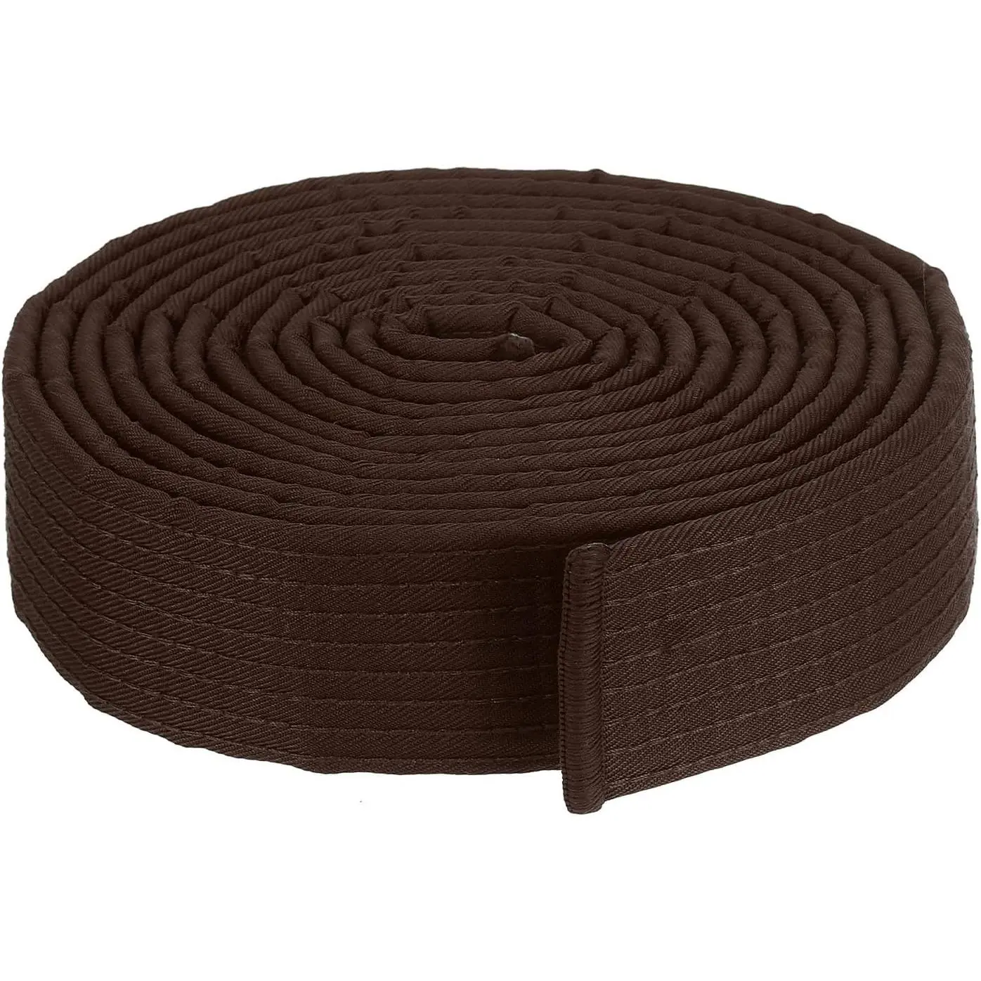Judo Colored Ranking Belt 1.5" x10.5Ft 3.2m, Cotton Martial Arts Judo Karate Belt for Coach Teaching Practice, Brown