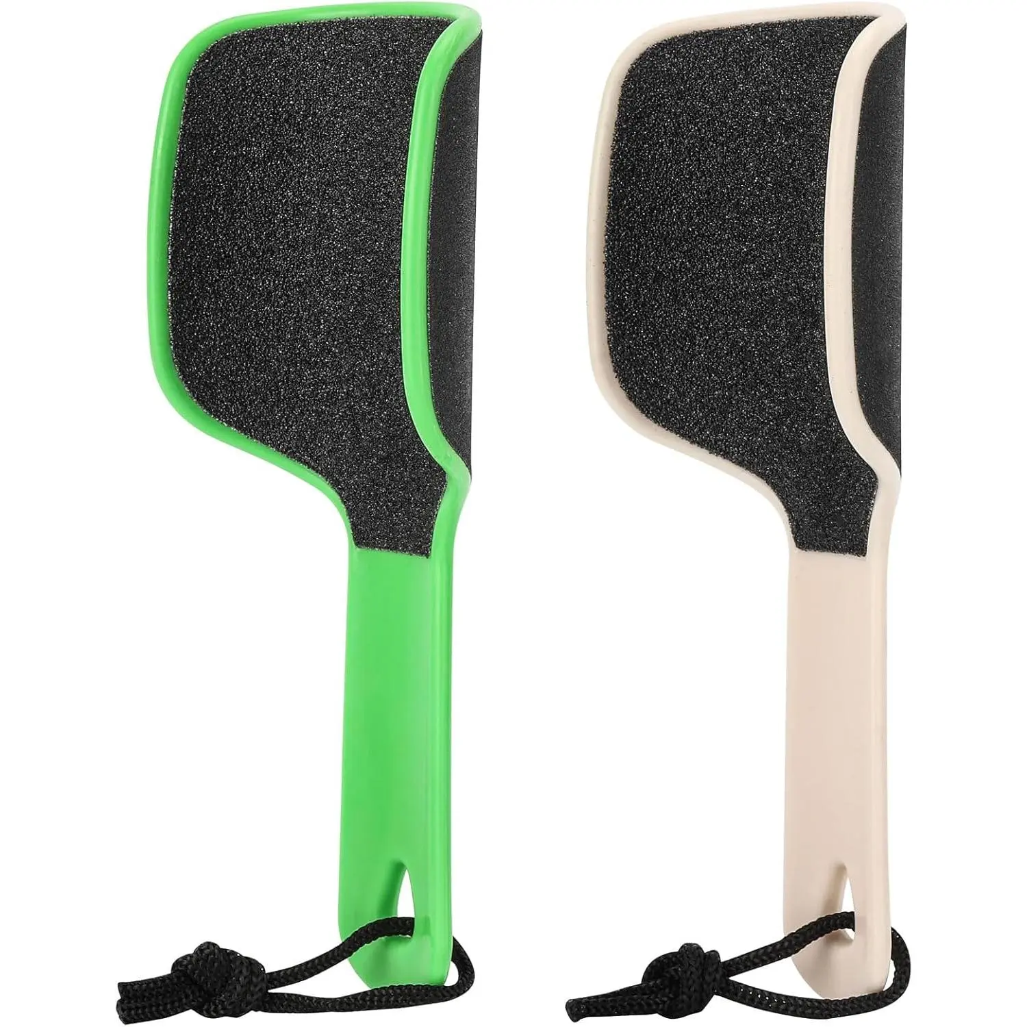 2 Pcs Curved Foot File Callus Remover for Feet, Double Sided Heel File Scraper U Shaped Foot Scrubber Dead Skin Remover