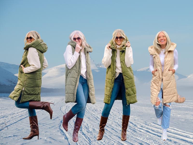 【Clearance】Imily Bela Womens Down Vest with Stand Collar Thick Hooded Sleeveless Long Coats Jacket 【Clearance】Imily Bela Womens Down Vest with Stand Collar Thick Hooded Sleeveless Long Coats Jacket