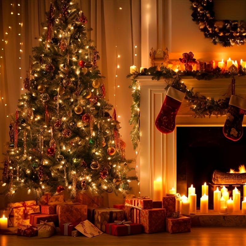 Hoodink 900LED 295FT Christmas light string, fairy light 8 modes and timer with remote control, home garden yard Christmas wedding decoration