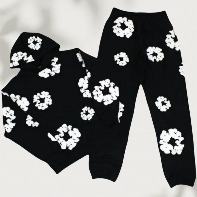 streetwear Essentials Hoodie Set | Athleisure Hoodie Duo | Foam Print & Breathable Fabric for Outdoor Chic | streetwear Essentials Hoodie Set | Athleisure Hoodie Duo | Foam Print & Breathable Fabric for Outdoor Chic |