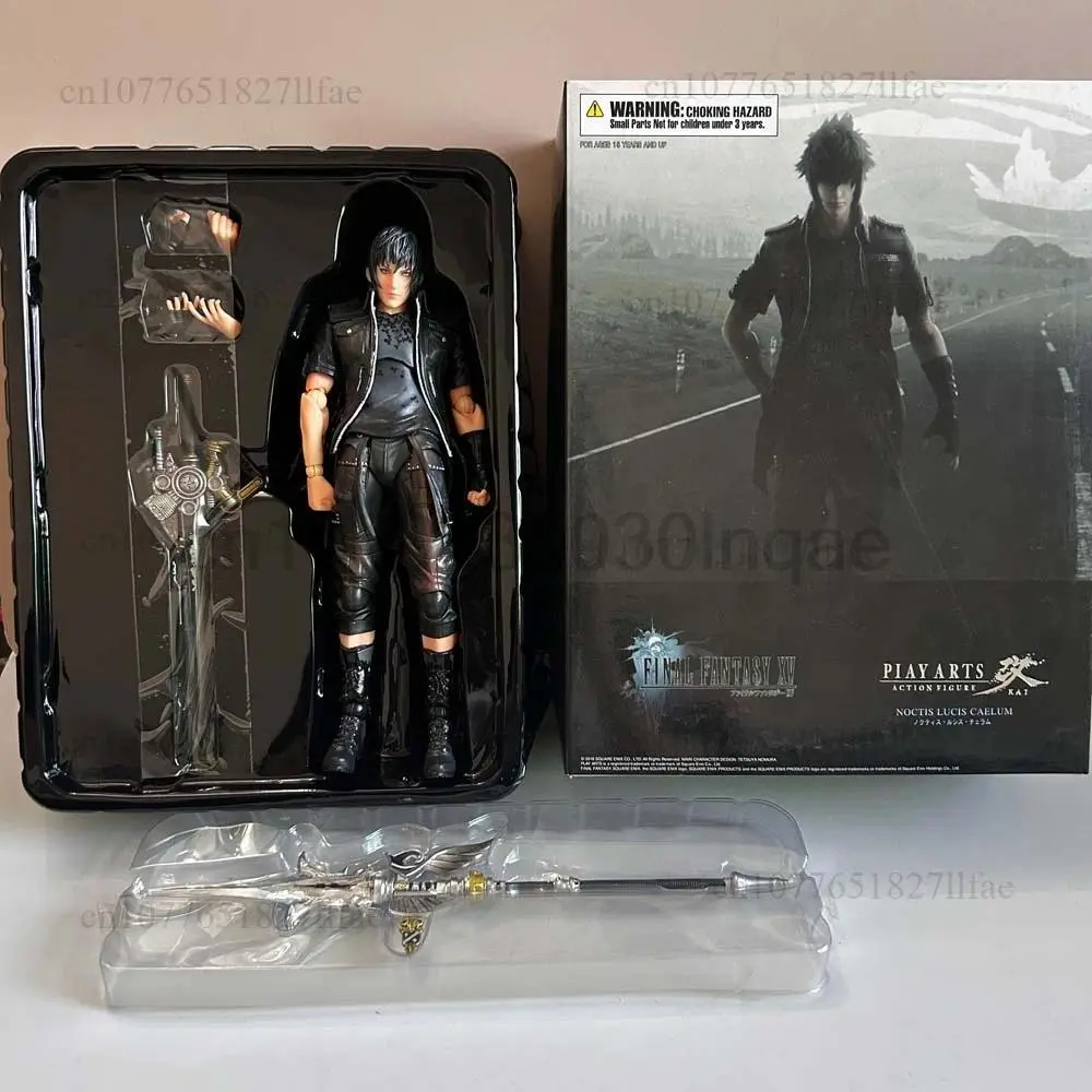 2026 new hot item PLAY Arts Figure XV Noctis Lucis Caelum Action Figure Model Toys Joint Movable Doll Birthday Present Bookshelf Ornament