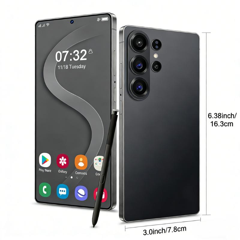 S25 Ultra Unlocked 4G Android 14 Smartphone.8GB+128GB,6.99" HD Display,8MP+20MPCam,4400mAh, Dual Card, Built-in Pen, FaceUnlock, , Case & Protector budget-friendly smartphones