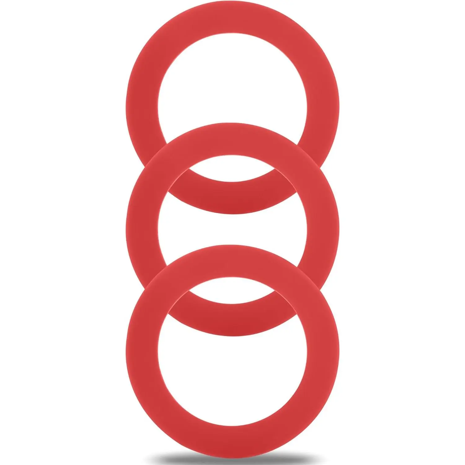 Upgraded Silicone Flush Valve Seal for 210/211 Flush Valve, Toilet Replacement Gasket Equivalent to 630-0030, 3Pcs