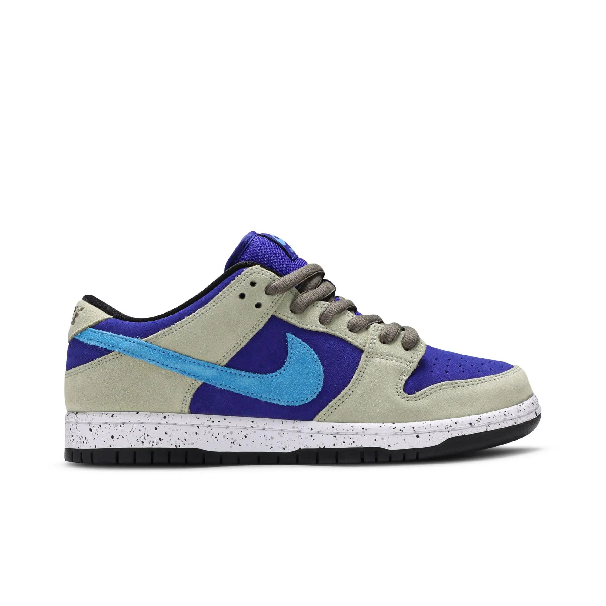 Nike Dunk Low SB 'ACG Celadon' Unisex Low Ankle Skateboarding Shoes, Suede Upper, Celadon/Coast/Concord Colorway, Style Code BQ6817-301