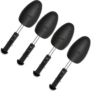 2 Pairs Practical Adjustable Length Shoe Tree Shoe Stretcher Boot Holder Shaper Support for Men (2)