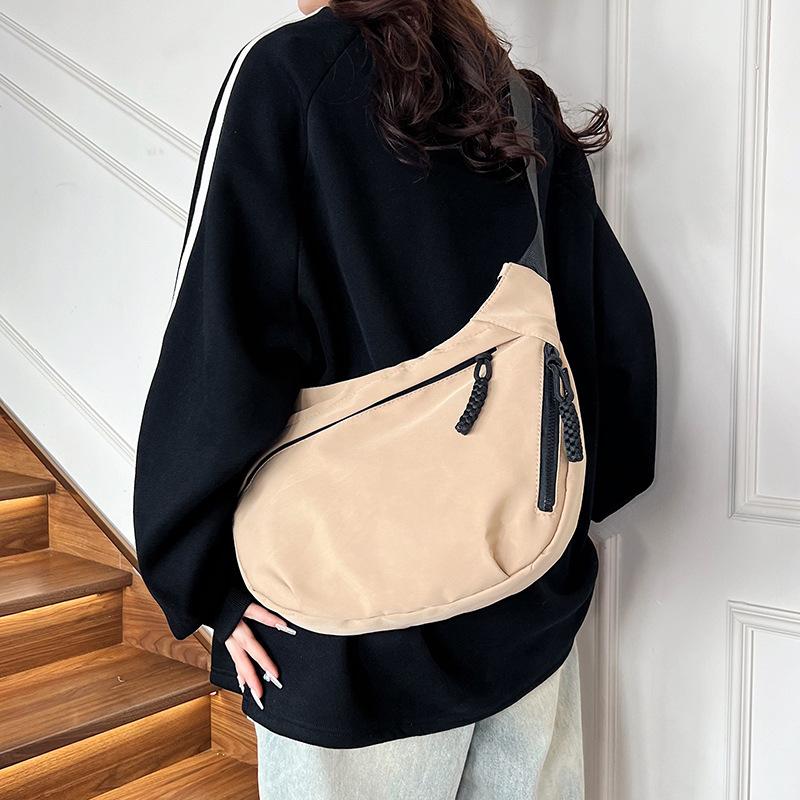 2026 New Nylon Shoulder Crossbody Bag, Casual Japanese & Korean Versatile Dumpling Bag for Autumn & Winter Outings women handbags luxury designer tote real