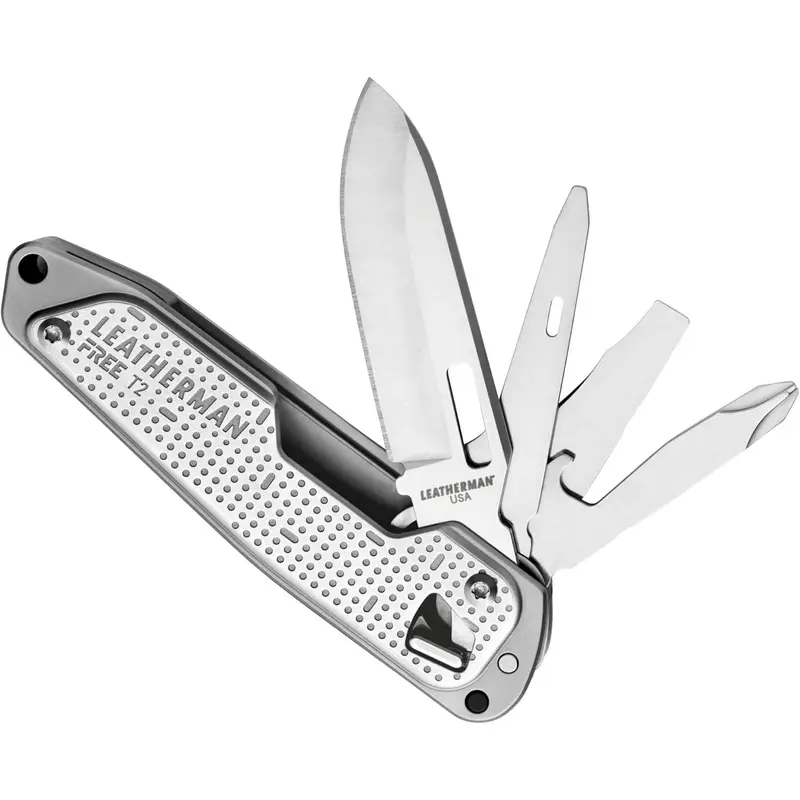 , FREE T2 and EDC Knife with Locking and One Hand Accessible Tools, the USA
