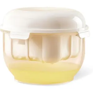 Generic Greek Yogurt Strainer with Lid.Yogurt Filter (1.5QT) with Ultra Fine Mesh,to Makes small batches (600g) of Thick Creamy Greek or Coconut Yogurt, 7.8*7.8*6.1in, White