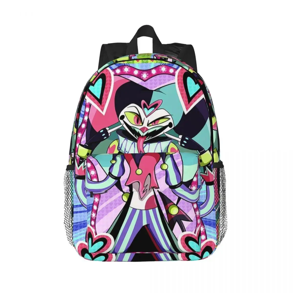 Fizzarolli Helluva Boss Backpack Hot Sale Daypack Large Capacity Boy Girl BookBag Shoulder Bag for Men Women Children School Bag