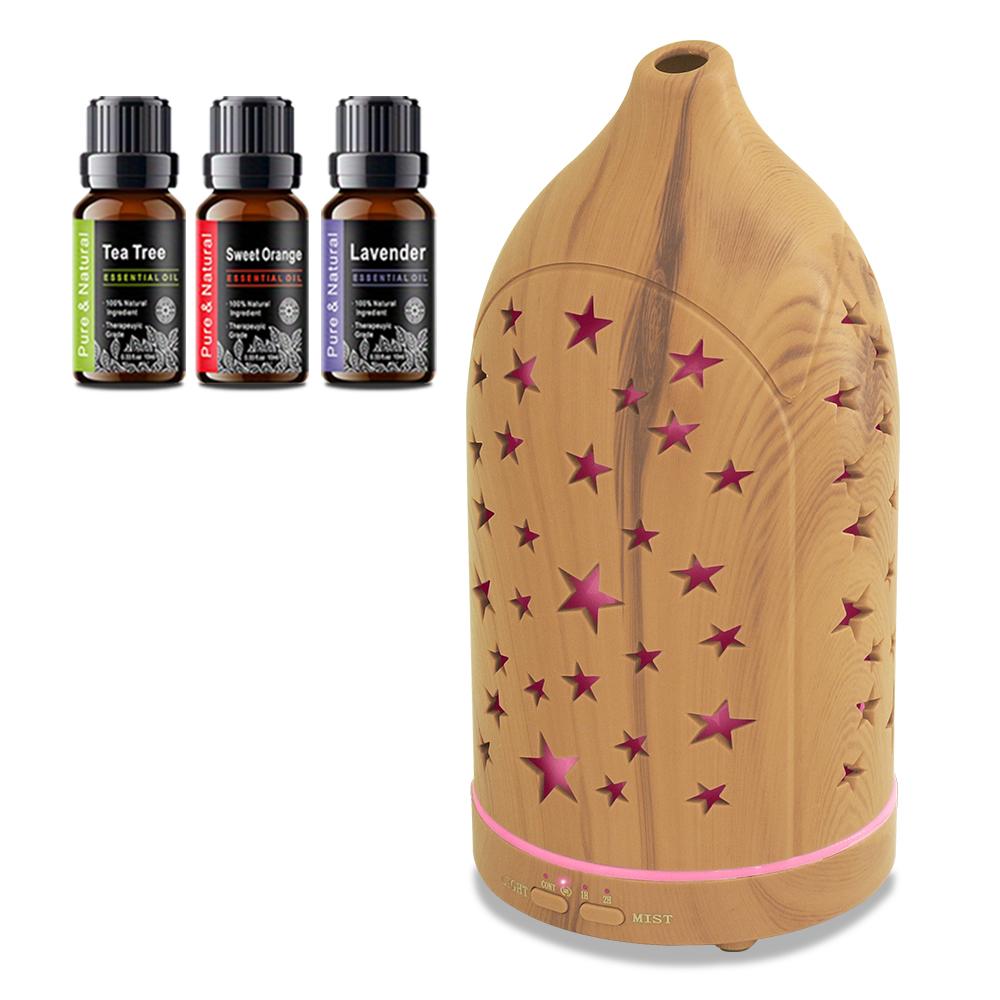 7-Color LED Essential Oil Diffuser, Ultra Quiet, BPA-Free, Home & Office Relaxation