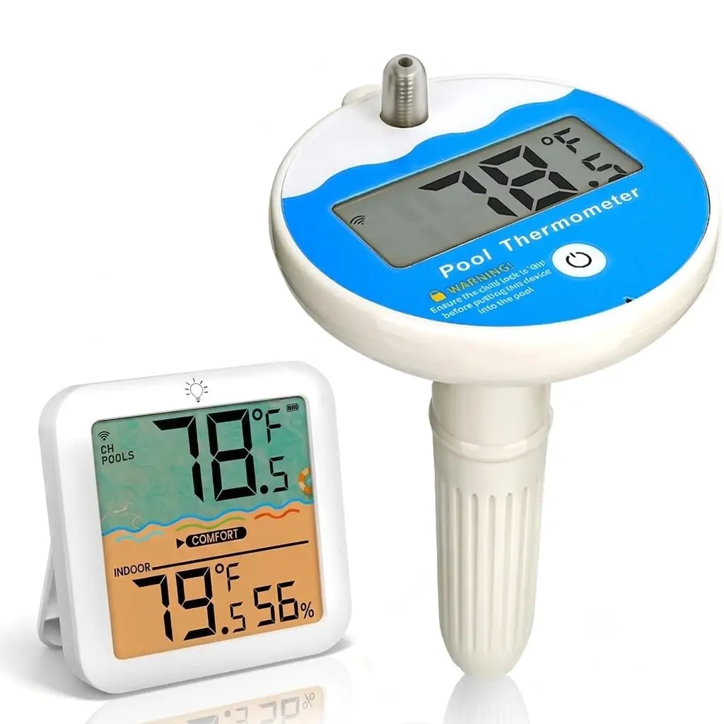 Wireless Pool Thermometer Floating Easy Read Digital Water Thermometer