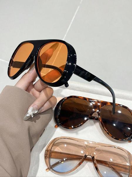 3 Pack Oversized Sunglasses Set - Trendy Versatile UV400 Sun Glasses for Men & Women