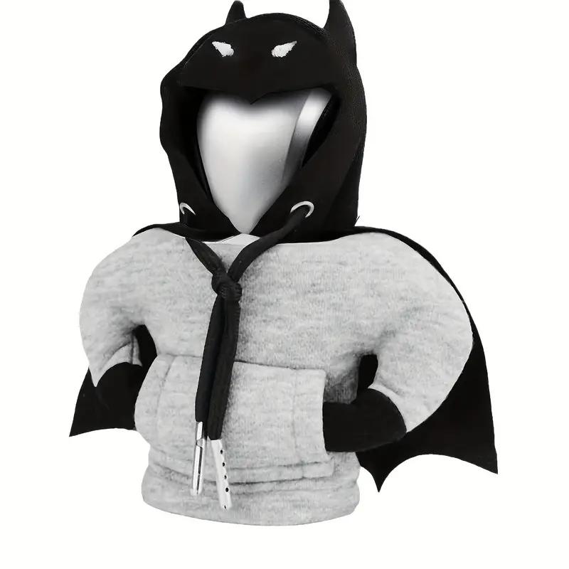 Creative Hooded Cape Design Car Gear Shift Cover, Dustproof Car Gear Shift Cover, Car Interior Decorative Accessories for Men & Women, Men Gifts, Black And Gray, Halloween, Car Interior Kit