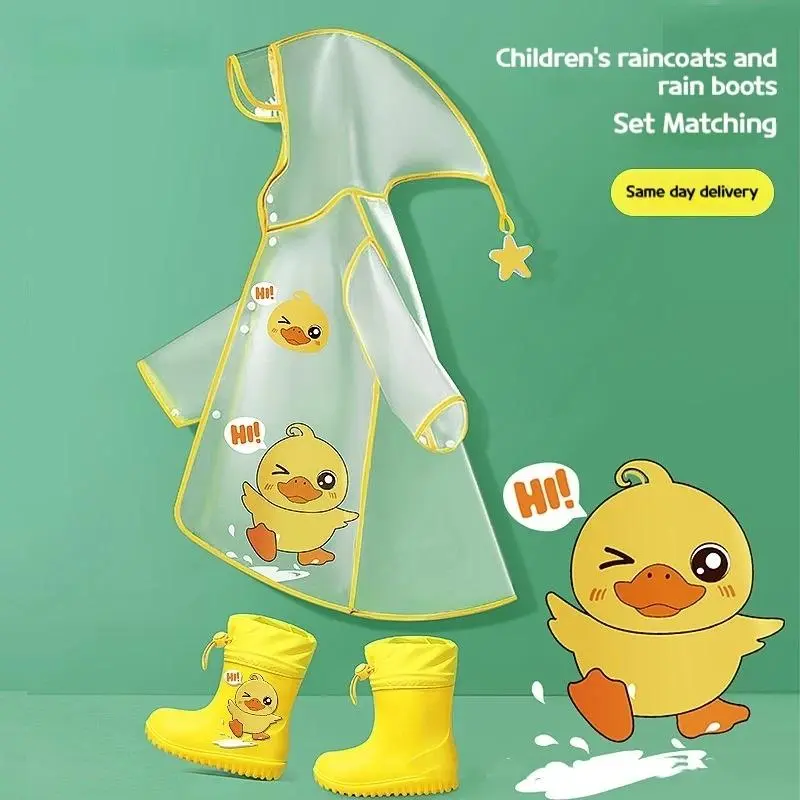 Special Raincoats for School Students Boys And Girls Waterproof Outdoor Rain Jackets  Protective Coats