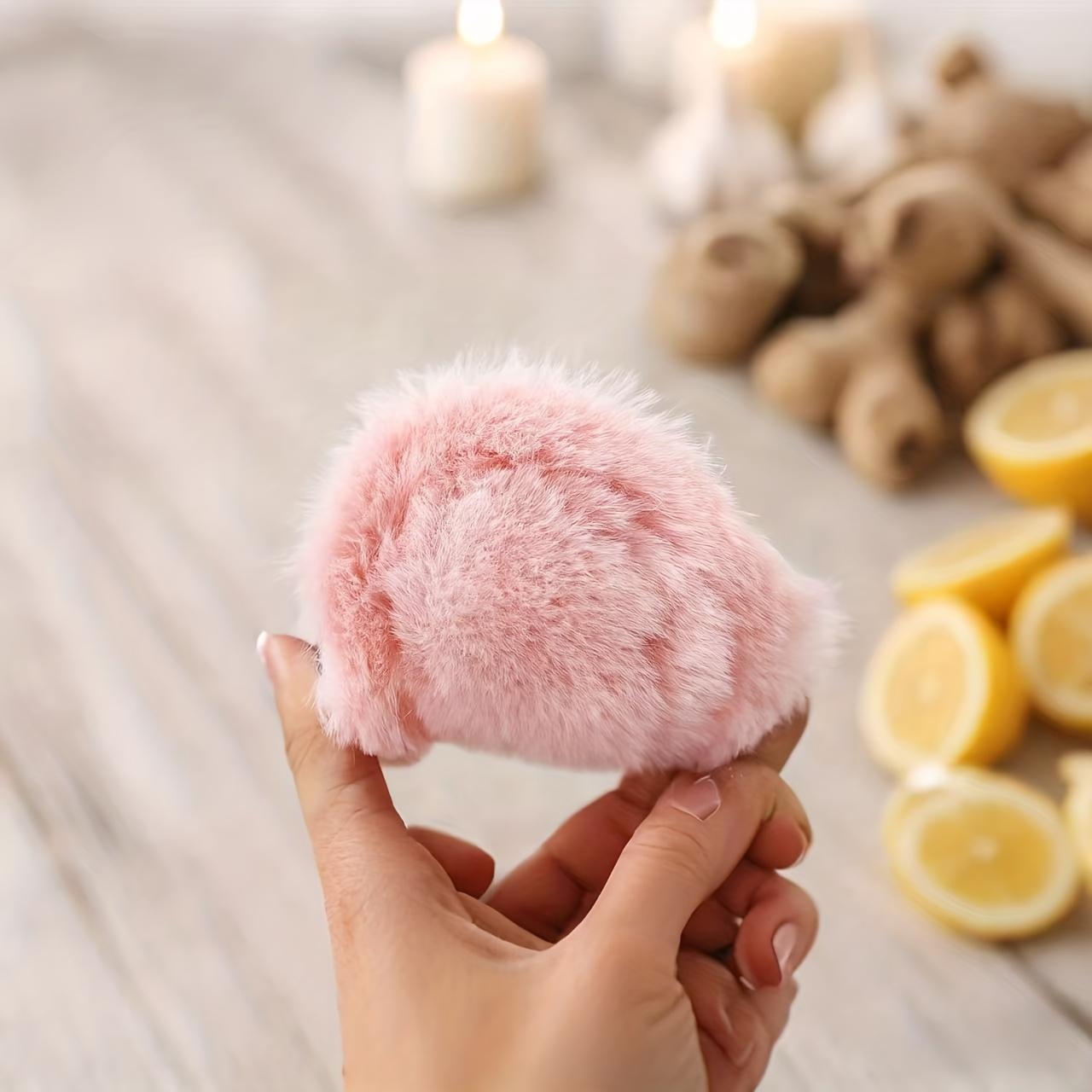 New Plush Children'S Slippers Christmas 2025, Designed Autumn And Winter, Featuring a Easy Style, Thick Warmth, And a Luxurious Feel, in Solid Color with a Chic Vibe