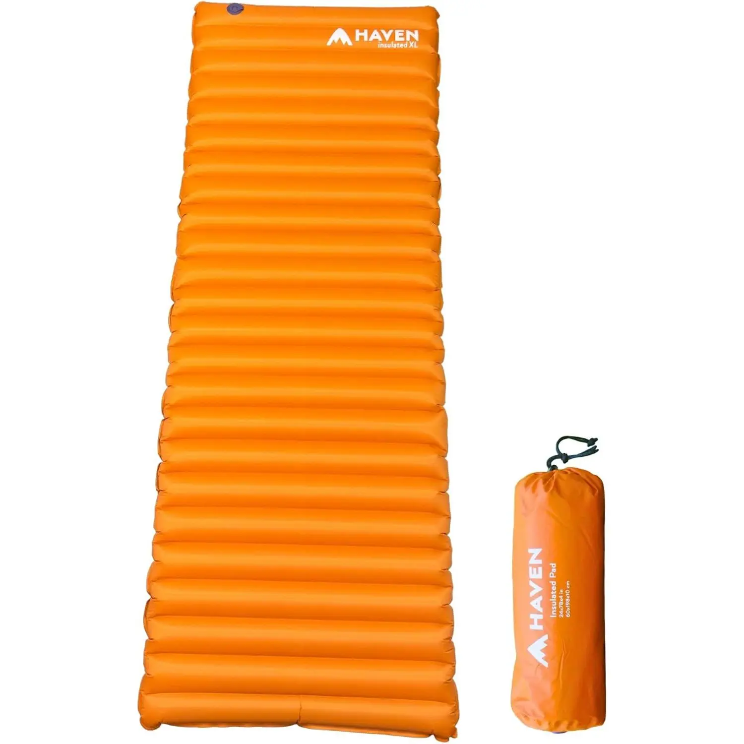 Haven Insulated Camping Pad | Backpacking Pad | Thick & Comfortable Insulated Sleeping Pad | Standard & XL Sizes (XL)