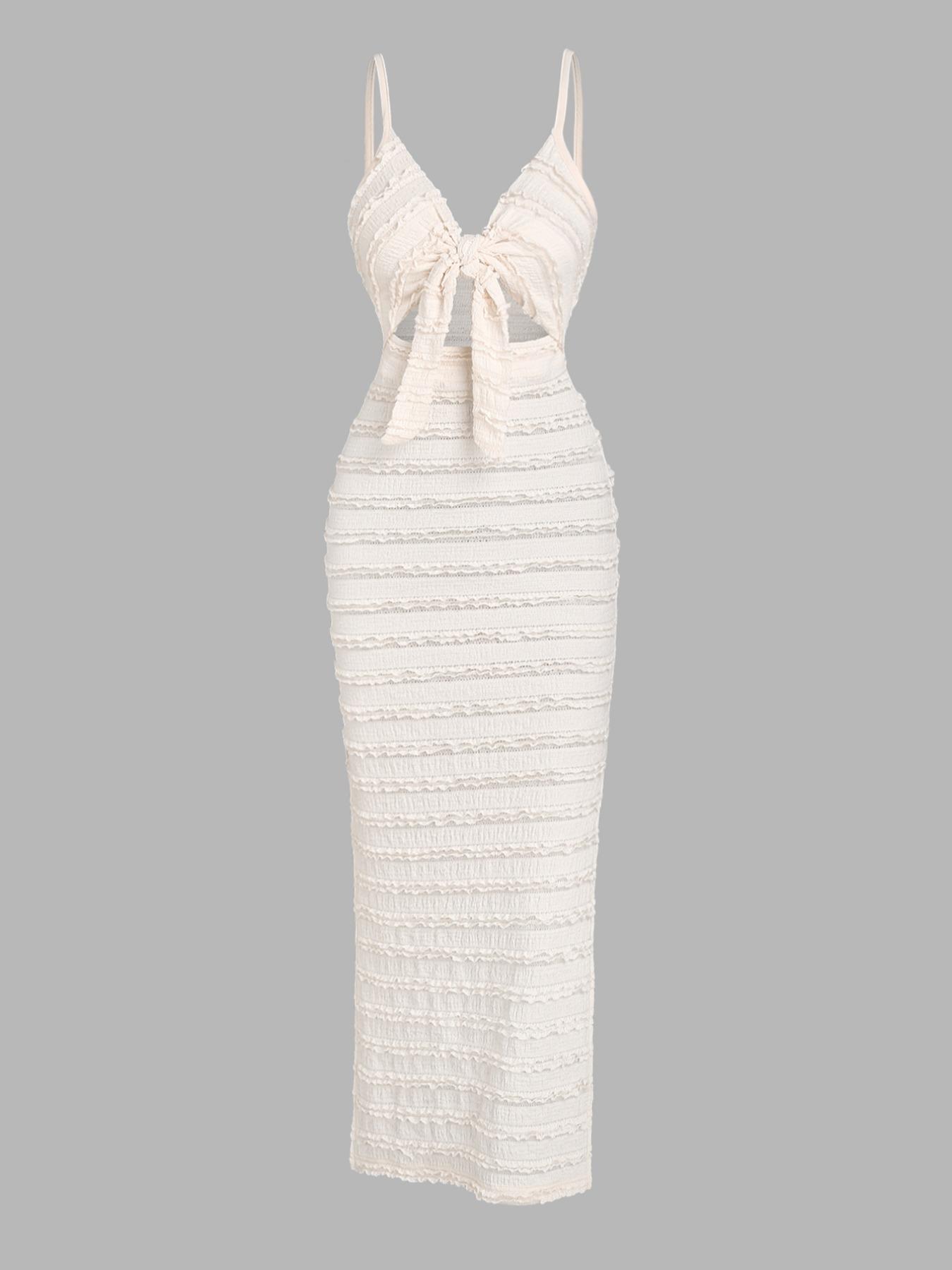 Women's Plain Bodycon Dress, Casual Fashion Spaghetti Strap Sleeveless Dress for Party Club Dating Wear, Ladies Spring & Fall Clothes