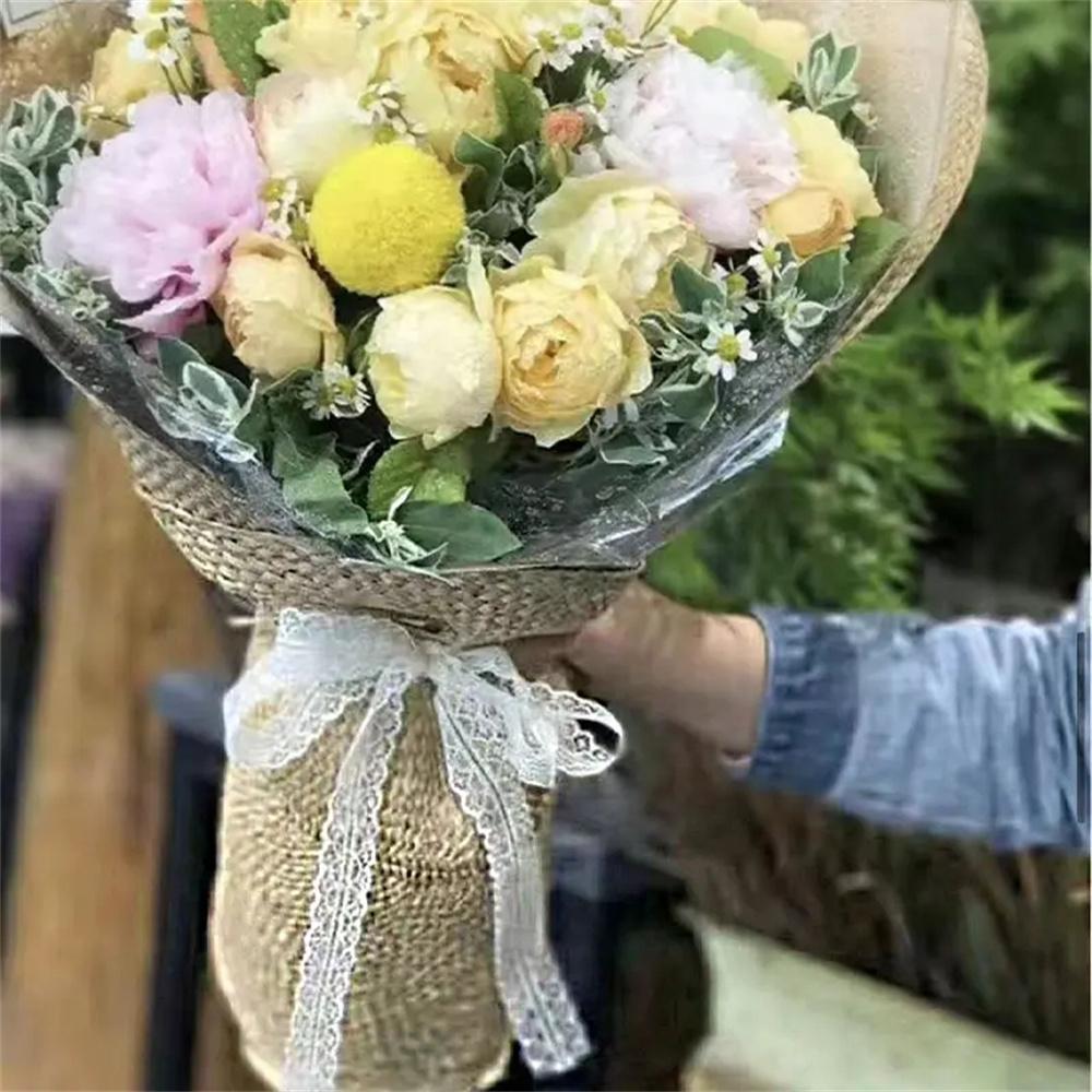 10M Lace Trim Ribbon, 1 Count Simple Flower Pattern Lace Trim, Decorative Lace Trim for Sewing Party Wedding, DIY Crafts, Embroidered Lace Trim