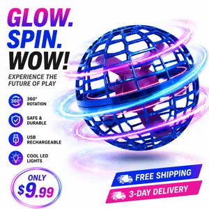Hottest!Cosmic Fly Ball - Boomerang hover, galaxy - spin effect, drone - like track.Cool toy for 6 - 12s & teens, perfect for outdoor play,The best gifts for Halloween, Easter, and Christmas