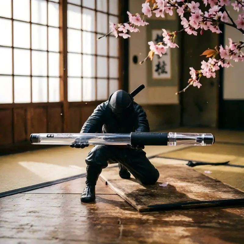 2026 New 3D Printed Ninja Minimalist Warrior Creative Pen Holder, Desktop Pen Tray, Pen Organizer for Ballpoint Pens, Universal Decorative Item