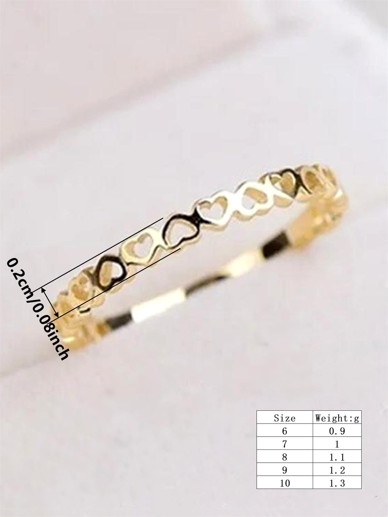 S925 Sterling Silver Heart Decor Ring, Fashion Accessories for Women & Girls, Trendy All-match & Exquisite Jewelry for Birthday Gift, Heart Shaped Ring