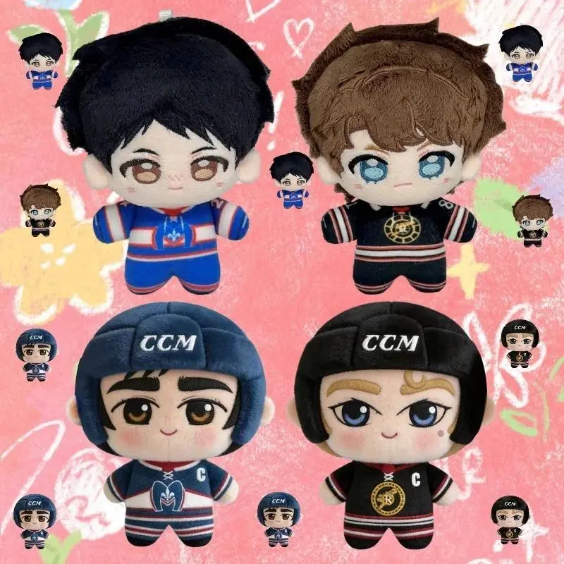 New 10cm Heated Rivalry Plush Pendant Doll Mini Blue Shane Black Ilia Keychain Pendant Doll For Decorative Backpack Gifts