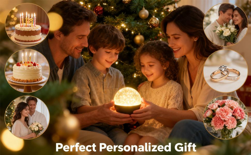 Memory Orb Ball, Core Memory Orb Custom Video Sphere - Hang All Your Memories, Memory Lamp Orb Save All of Your Core Memories on This, Customizable Christmas Ornament Decoration (White, APP)