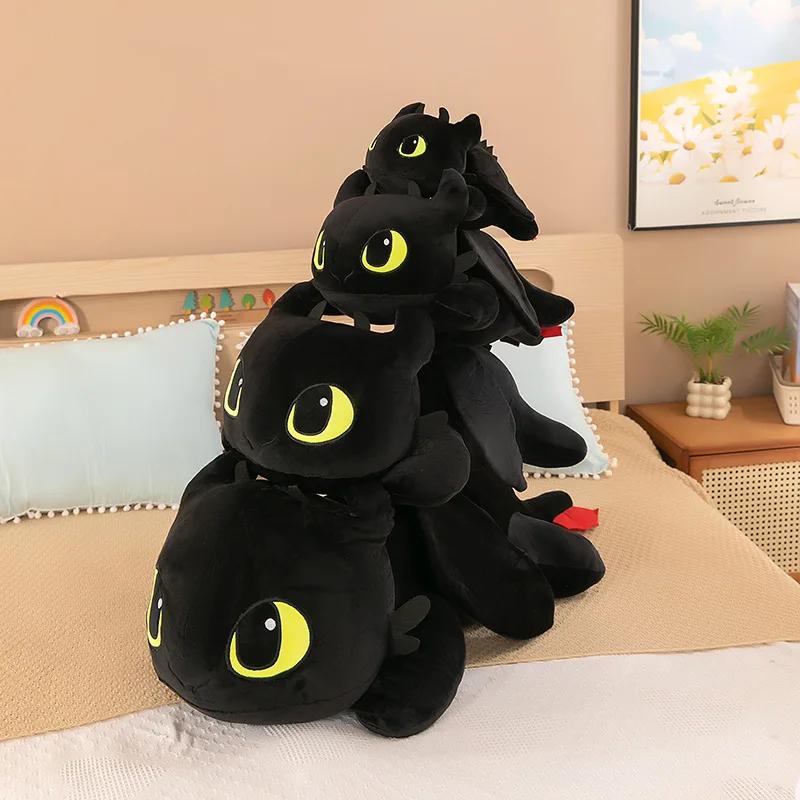 15.75in Little Flying Dragon Plush Toy Party Models Toothless Doll Pillow Girls Birthday Gift Dolls