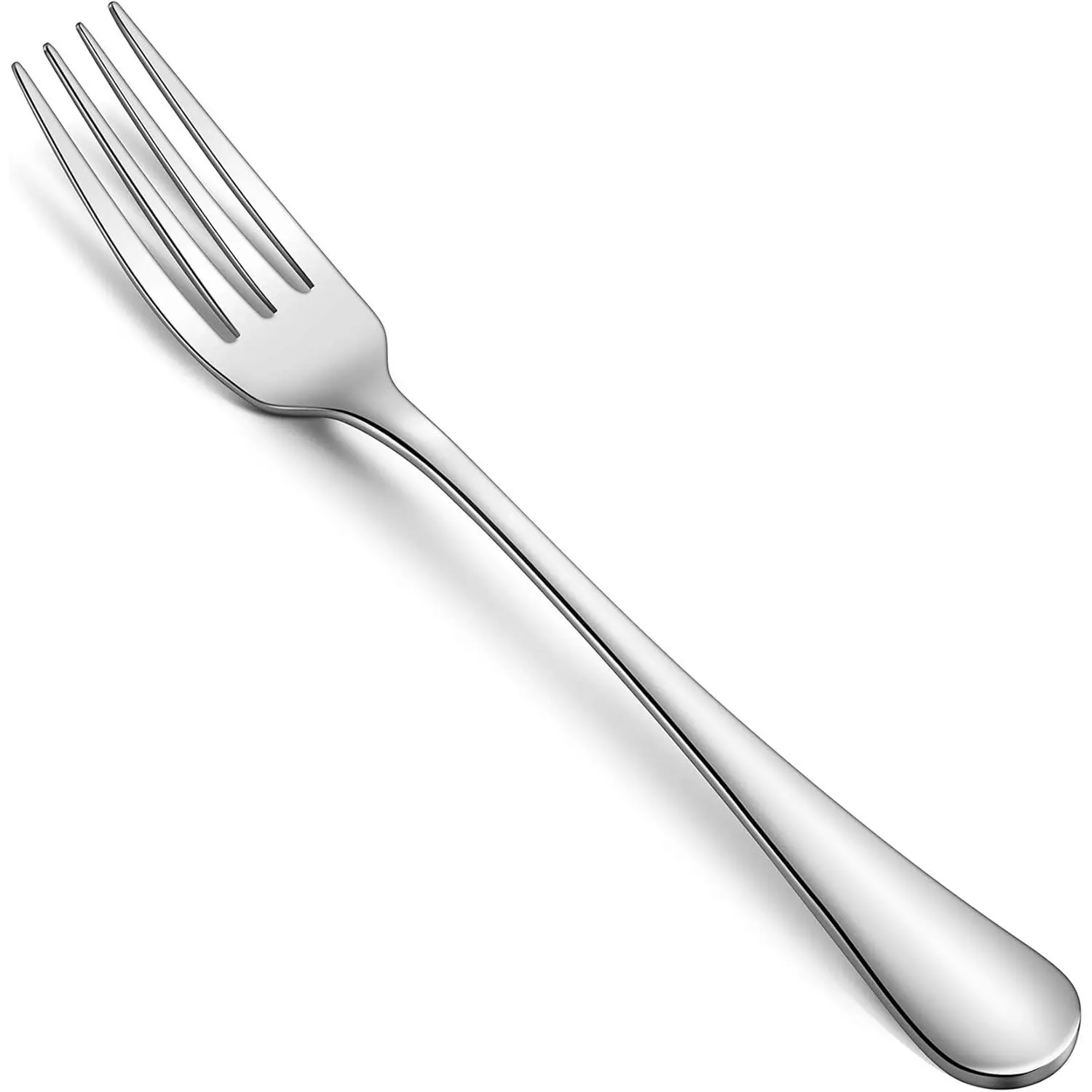 12-Piece 8-Inch Sturdy Corrosion Resistant Food-Grade 18/8 Stainless Steel Dinner Forks Set, Mirror Polished Cutlery Tableware for Dining, Everyday Use & Casual/Formal Occasions, Dishwasher Safe