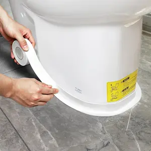 Professional Waterproof Caulk Strip 126 Inch, Self Adhesive Sealing Tape, Easy Install for Toilet, Tub, Backsplash, Renter Friendly