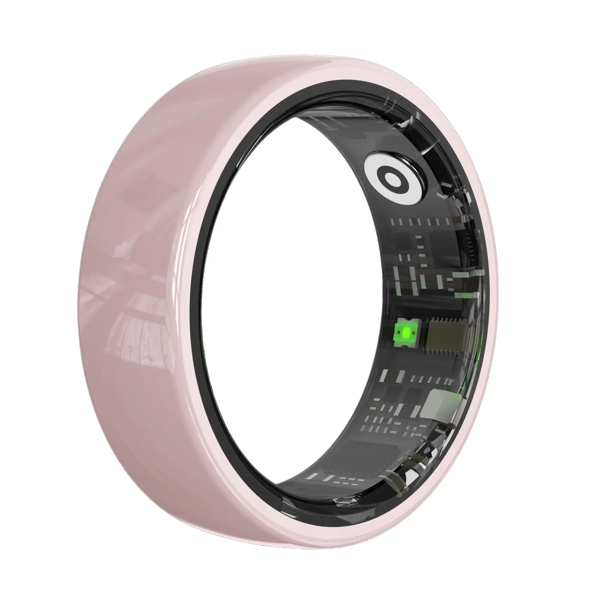 New R12 Ceramic Smart Ring, Unisex Couple Gift, Sleep Heart Rate Blood Oxygen Monitor, Step Counter, Health Tracking, Holiday Present