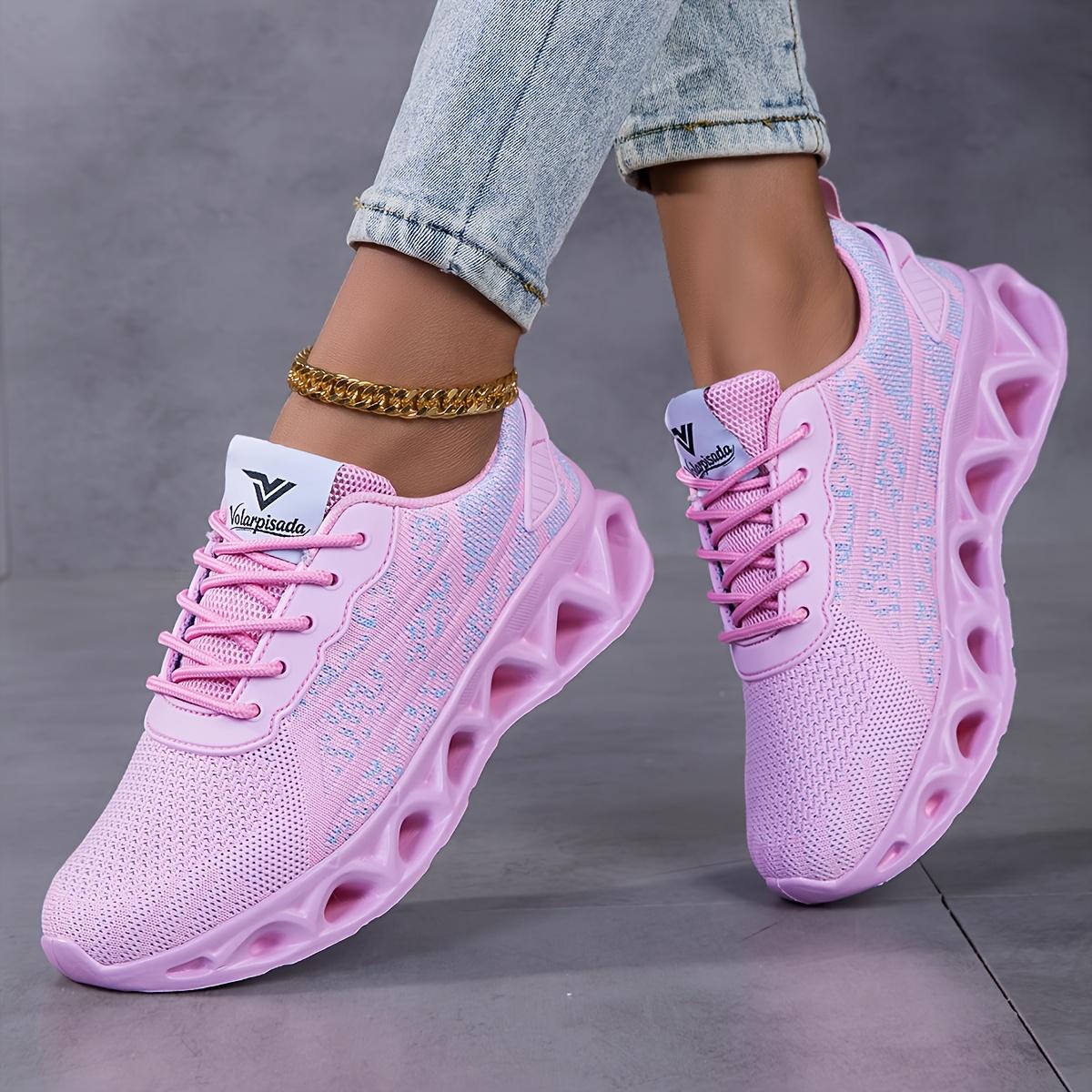 Women's hollow-out thick sole running shoes casual shoes, women's sneakers fashionable walking shoes, comfortable ankle sock shoes slip-on running shoes, skate shoes non-sliathable mesh tennis shoes, air cushion shock absorption gym workout sneakers.