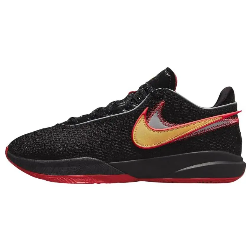 Nike LeBron 20 EP Basketball Shoes for Men and Women – Low-Top, Stylish, Comfortable, Black and Red Verifiable, with credentials and supporting global authentication