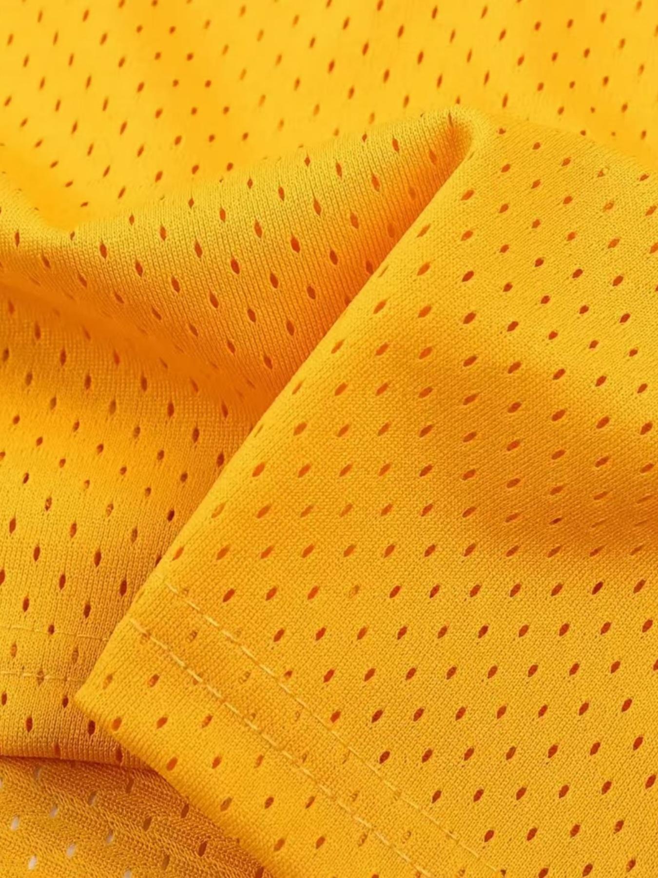 Unisex Loose-Fit Basketball Jersey Top, Embroidered Design, Breathable Comfortable Sportswear for All Seasons Outdoor Activities Training