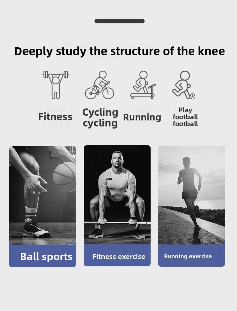 Adjustable Strap Knee Brace with Dual Aluminum Support, Patella Padded Compression Knee Sleeve for Running & Sports