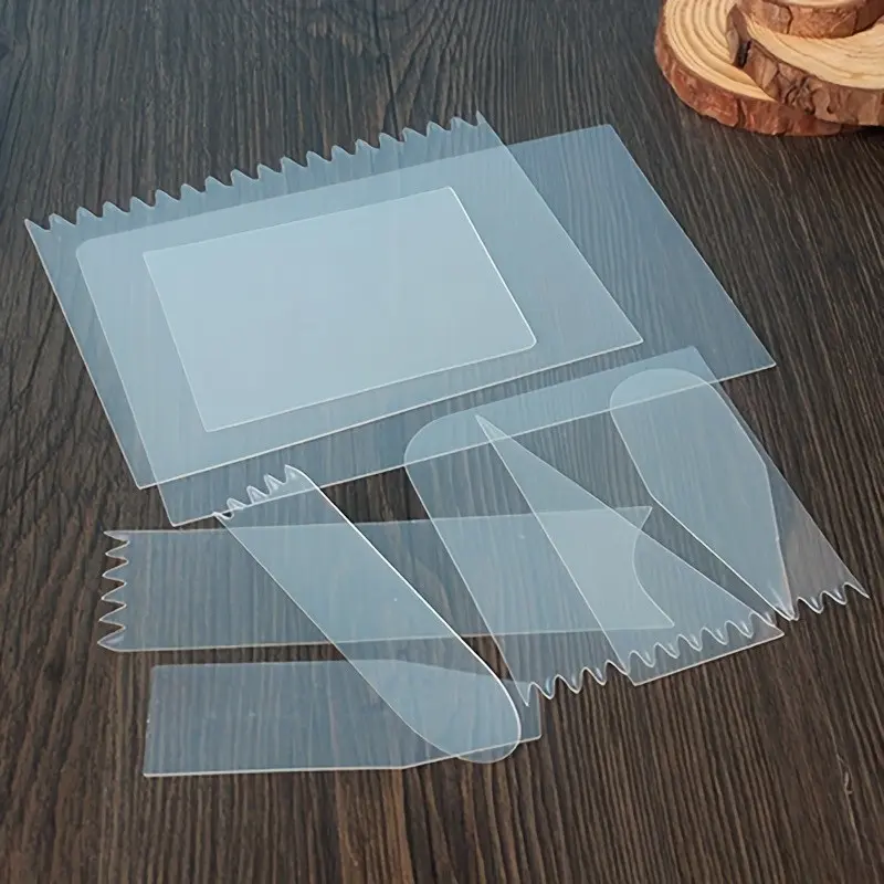 9pcs Professional Baking Tools Set, Cake Scraper, Cream Spatula, Cake Cutter, Pastry Mold, Essential Kitchen Gadgets for Baking and Decorating