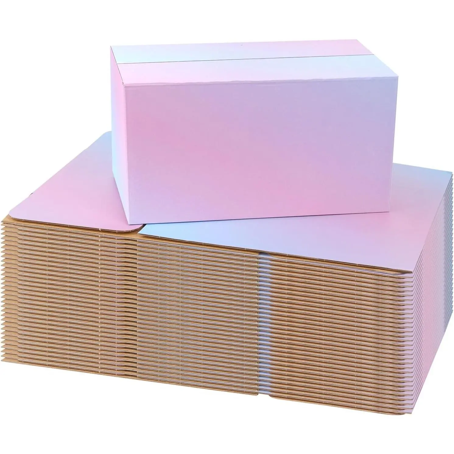 30 Pack 11x6x6 Colorful Shipping Boxes Medium, Corrugated Cardboard Boxes for Packaging Small Business